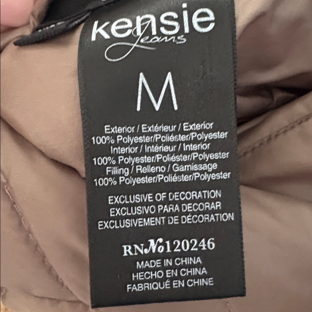 KENSIE Jeans Reversible Puffer Vest Size Medium -- PERFECT FOR FALL!!! - Picture 10 of 10